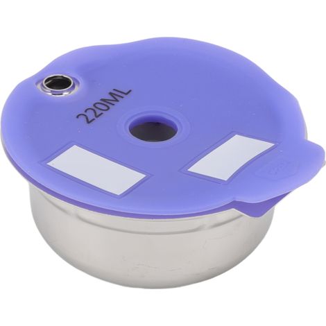 Tasse à filtre à café réutilisable, filtration efficace, antirouille, 220 ml, pour la maison et le bureau. (1/5)