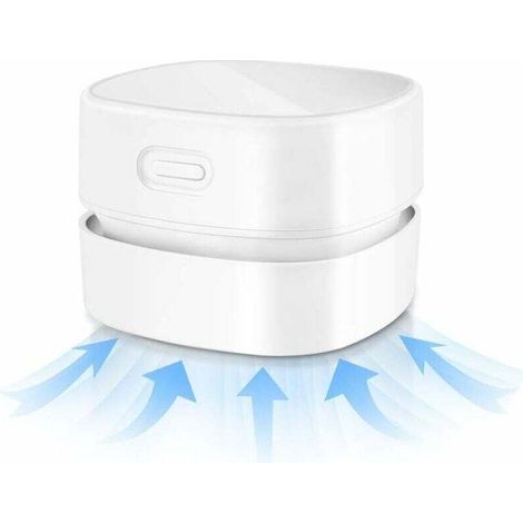 Kabelloser Tischstaubsauger – Mini-Tischstaubsauger mit USB-Aufladung, für Krümel, Staub, Tastaturen und Autos