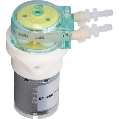 Pompe péristaltique miniature DIY 24V 5W, débit 122ml/min, analyseur chimique à engrenages réducteurs, pour hydroponie et petit équipement de laboratoire (KFS-HB1B10G) (1/5)