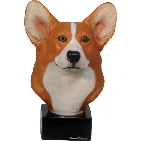 Welsh Corgi - statuette peinte, figurine, réalisée par un artiste, marque Art-Dog (1/4)