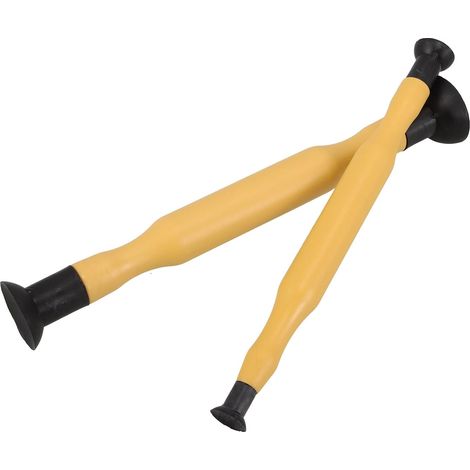 Outil de Meulage de Soupapes Manuel 2 Pièces Ventouse, Outil de Réparation de Soupapes de Moteur pour Moto et Automobile, Matériau Résistant à L'usure, Compact et Portable, (1/5)