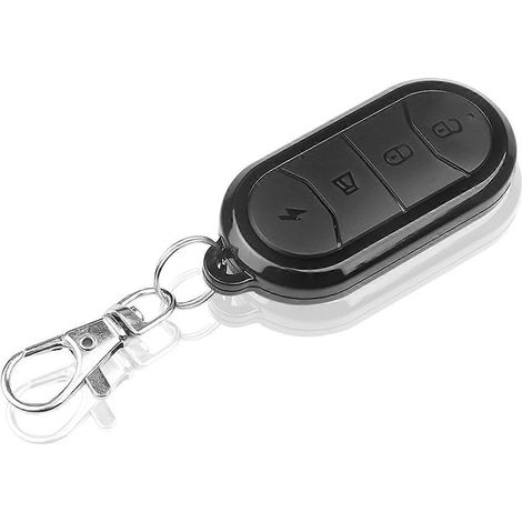 Télécommande de porte de garage/portail 433 MHz, clé de remplacement à 4 boutons (1/5)
