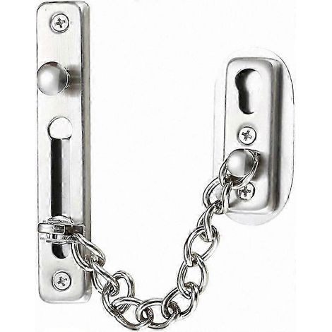 Sicherheitskabel aus gebürstetem Chrom-Edelstahl 304 für Innentüren und -fenster, inklusive Befestigungsschrauben, ideal für den Einsatz in Privathaushalten und Hotels (1/5)