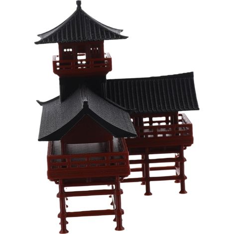 Statue Chinesischer Pavillon Für Desktop Dekoration Miniatur