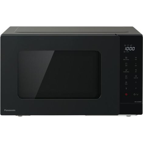 Horno microondas Panasonic NN-K36NBMEPG de superficie plana, combinado, 24 L, 900 W, color negro