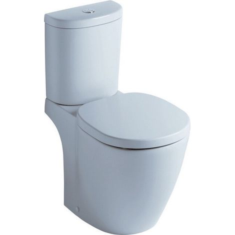 Combinaison WC sur pied à fond creux CONNECT 360 x 660 x 775 mm blanc IDEAL STANDARD