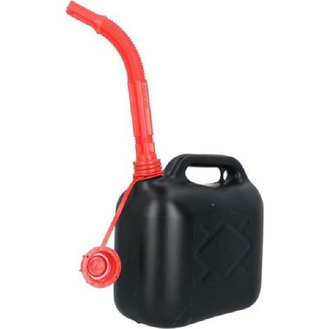 JERRICANE PLASTIQUE NOIR POUR CARBURANT 5L CARPOINT