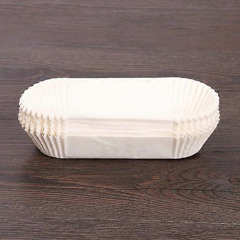 50 feuilles de papier sulfurisé blanc pour moules à pain droits (1/5)