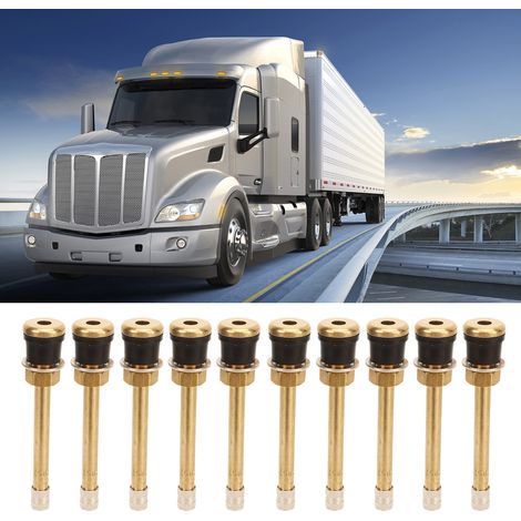 LKW-Reifenventile aus Messing (verkauft in 20er-Packs) Schlauchlose Klemmventile für Felgenbohrungen (Modell: TR571) (1/5)