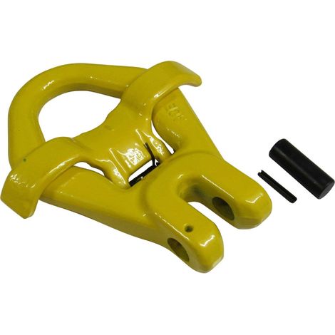 Grade 80 Clevis Skip Hook with Spring Gate 13MM (5.3 Ton Chain Lifting Bin Lift 5300KG G80)