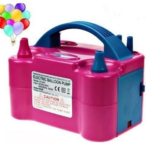 Gonfleur électrique - Non spécifié - 600W - 2 buses d\'air - Portable - Rose (1/4)
