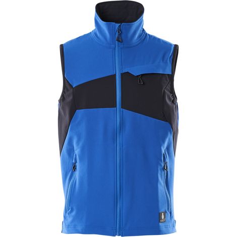 Mascot MASCOT® ACCELERATE Weste Ultimate Stretch 18365-511-91010 Gr. XS azurblau/schwarzblau (1/5)