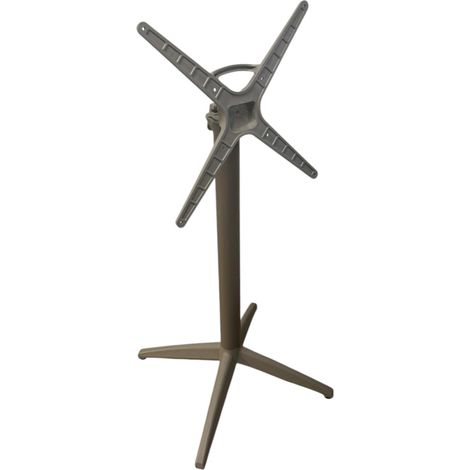 Pied mange debout ELYPSON taupe pliable en aluminium et polypropylène