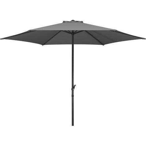 Schneider Sonnenschirm Bergamo anthrazit Ø 300 cm Marktschirm (1/4)