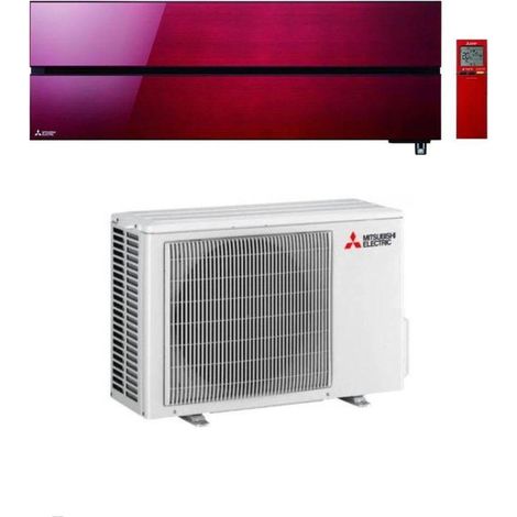 Mitsubishi Climatizzatore Monosplit Kirigamine Style MSZ-LN 18000 btu MSZ-LN50VG2R Ruby Red Inverter R-32 Wi-Fi Classe A