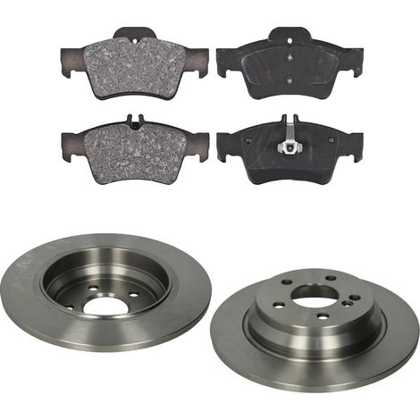 KIT FRENI POSTERIORI compatibile con MERCEDES-BENZ SL (R230) - DISCHI + PASTIGLIE OEM: P 50 052 / 17838 , 18011 /SOSTITUZIONE DIRETTA/BASSA POLVERE/SILENZIOSO (1/5)