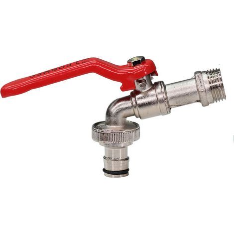 Buse d'eau en alliage de Zinc, robinet de sortie, antirouille, haute pression pour tétine de jardin (1/5)
