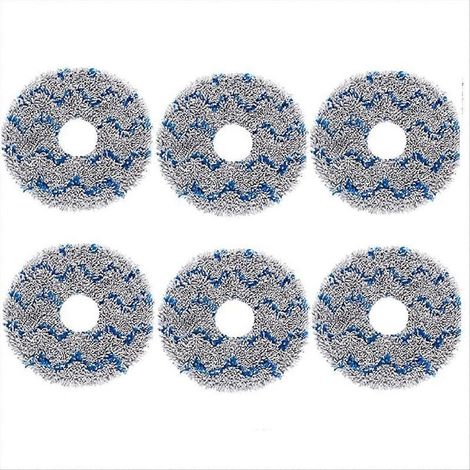 Pour Ecobos X5 Pro chiffon de lavage accessoires pour robot aspirateur 6 pièces (1/5)