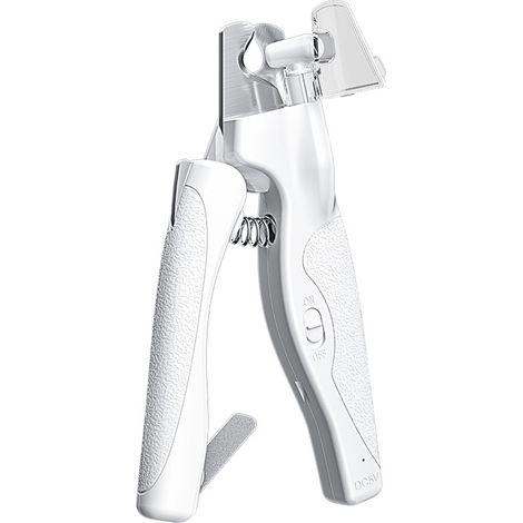 Tondeuse à ongles pour animaux domestiques avec lumière LED pour chats et chiens et griffes de toilettage Ensemble professionnel sûr avec piège à ongles et lime à ongles électriques à capteur rapide