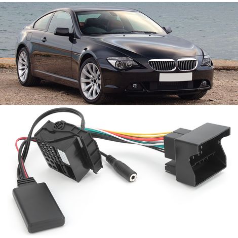 Adaptateur Audio Bluetooth 5.0 avec Microphone et Câble AUX, 59.1 pouces, Compatible BMW E60 E63 E64 E65 E66 E87 (1/5)
