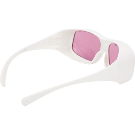 Lunettes de protection laser 808 nm 850 nm avec filtre anti-lumière pour appareils d'épilation laser (blanches) (1/5)