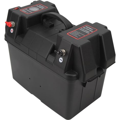Coffre de batterie intelligent 12V pour moteur de pêche à la traîne, centre d'alimentation marin bateau, camping-car, van, SUV, ATV, camion, voiture (1/5)