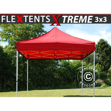 Pop up gazebo FleXtents Xtreme 50 3x3 m Red (1/2)
