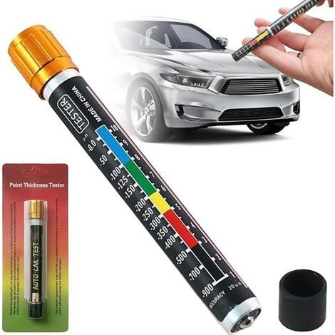 Mesureur d'épaisseur de peinture : Appareil magnétique de mesure d'épaisseur de peinture automobile Stylo magnétique de mesure de peinture Testeur de peinture auto Détecteur de dommages de
