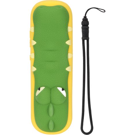 Télécommande Silicone Housse Protectrice Forme Cartoon Découpes Précises Léger Étui pour U1 Jaune Vert (1/5)