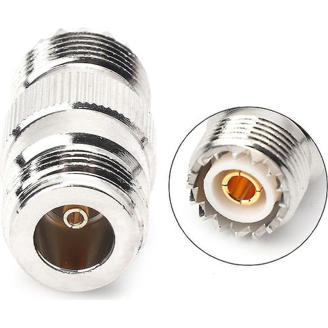 Adaptateur coaxial RF UHF femelle vers N femelle PL259 SO239 Connecteur jack UHF vers N