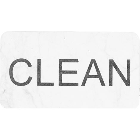 Aimant lave-vaisselle recto-verso Propre/Sale, magnétique imperméable anti-rayures, aimant frigo DIY pour cuisine en marbre, noir et blanc (1/5)