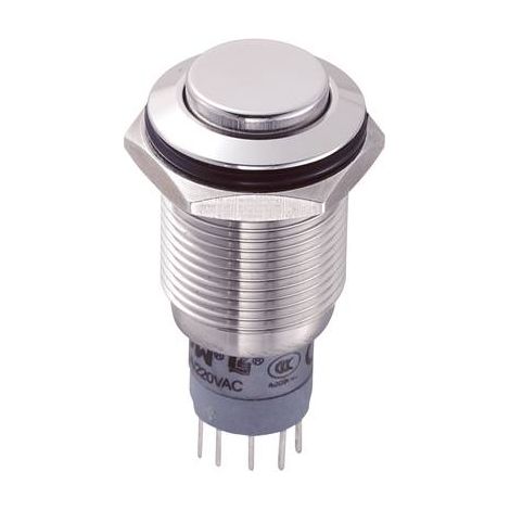 BOUTON-POUSSOIR ANTIVANDALISME TRU COMPONENTS LAS2GQH-11/S/P 701780 250 V/AC 3 A 1 X ON/(ON) À RAPPEL 1 PC(S)
