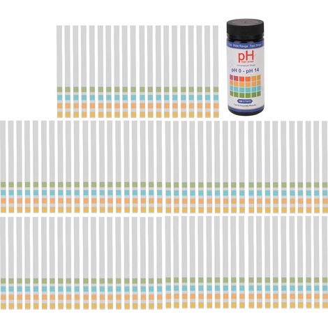 100 bandelettes de test pH - Résultat rapide et précis - Bandelettes réactives pH portables pour tester la salive, l'urine et les liquides (1/5)
