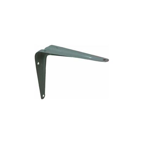 MENSOLA NERVATA- - mm.100x125 colore grigio - 24 pezzi QUALITY