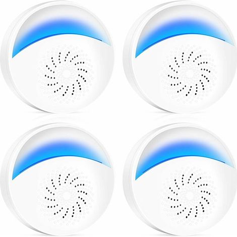 Ultrasonic Pest Repellent 4 Pieces Indoor Electronic Insect Repellant Mosquito Repellent Mosquito, Cockroach, Insects, Rats, Spiders (1/5)