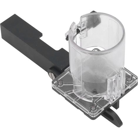 Support de rainurage invisible en alliage d'aluminium pour défonceuse à bois, guide-rainurage pour machine à affleurer de 65 mm (1/5)