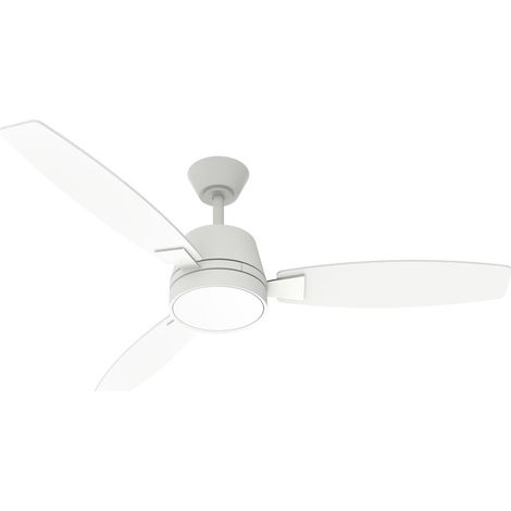 IluminaShop - Ventilador de Techo LED 18W Blanco Motor DC 3000+4000+6000 con Mando a Distancia (1/5)