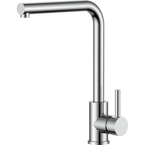 Kibath Grifo Cocina monomando ZER acabado CROMO brillo fabricado en latón (1/4)