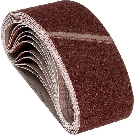 20 Pcs Bandes De Ponçage 100mm x 610mm Pour Ponceuse À Bande (1/5)