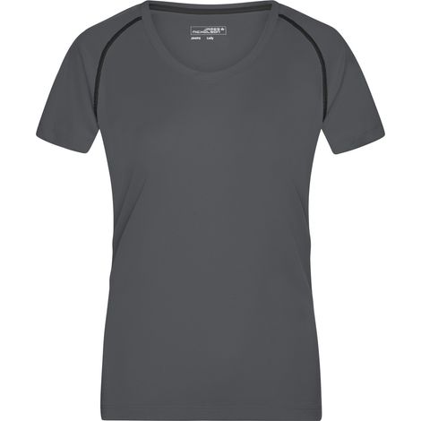 James & Nicholson Funktions-Shirt Damen JN495 Gr. 2XL titan/black (1/3)