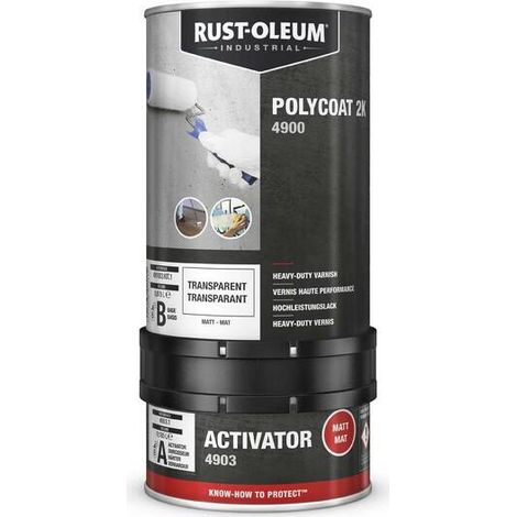 Kit Mat Polycoat 2K - Base avec durcisseur mat inclus  Conditionnement: 1L