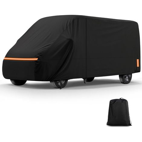 Camping Car Cover for Van 420D Oxford Waterproof Breathable with Waterproof Zips, 636 x 202 x 252 cm (1/5)