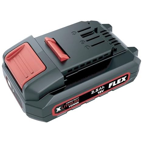 FLEX - CHARGEUR DE BATTERIE RECHARGEABLE LI-LON 18 V - BATTERIE 18 V AVEC SYSTÈME DE GESTION ÉLECTRONIQUE, PROTECTION INTÉGRÉE D