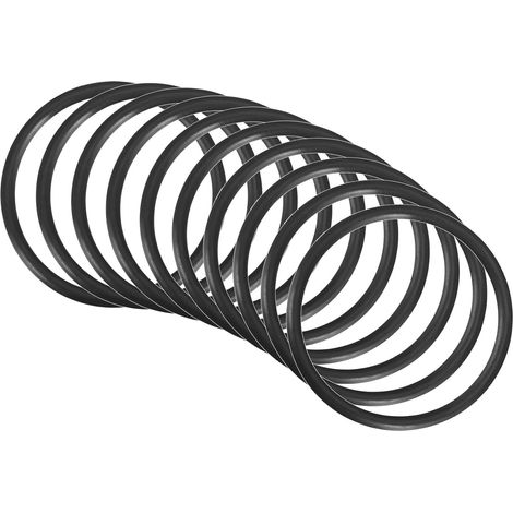 30x26x2mm Nitrile Rubber O-Rings 10 Pieces Round Black (1/5)