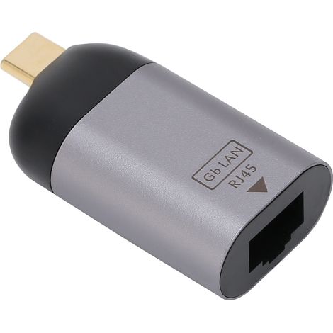 Adaptateur Ethernet Gigabit USB-C pour MacBook Pro, Dell XPS et PC Portables