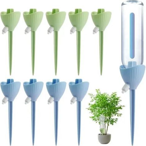 (BLANC 1 pièce) Système d'irrigation goutte à goutte réglable, dispositif d'arrosage automatique pour l'arrosage des plantes à fleurs (1/5)