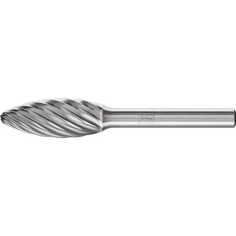 PFERD TOOLS Hartmetall Hochleistungsfrässtift INOX Flamme B Ø 12x30mm Schaft-Ø 6 mm für Edelstahl