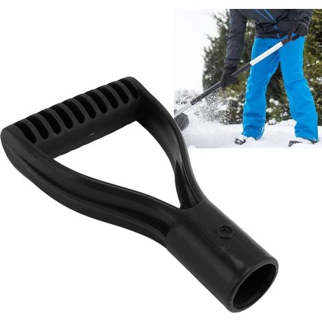 Manche pour Bêche  Diamètre Intérieur 32mm  Ergonomique D  Plastique Rénové  100g  Noir (1/5)