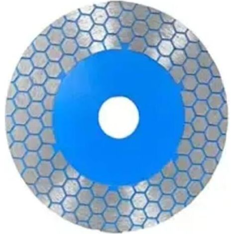 pair Disque de coupe diamanté pour carrelage, céramique, marbre, coupe à sec et meulage, lame de scie circulaire, accessoires pour outils rotatifs électriques (bleu, 125 mm) (1/4)