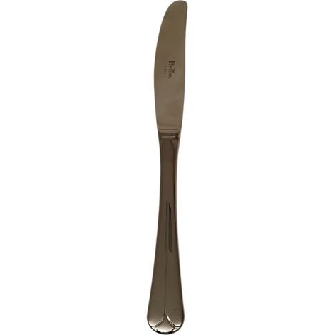 Pintinox Loto, set 12 coltelli tavola, in acciaio inox con decoro in fondo al manico